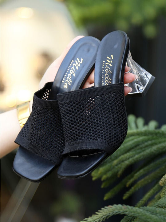 Erbil Shoes Δερμάτινα Mules Μαύρα