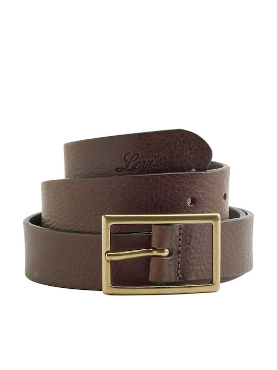 Leather Women's Belt Brown