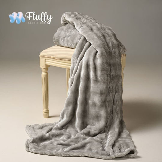 Double Blanket 220x240cm Grey
