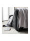 Gofis Home Polar Armchair Throw Two Sides Jacquard 180x180cm Fog Gray 109/01