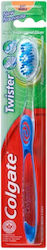 Colgate Twister Toothbrush Medium Blue