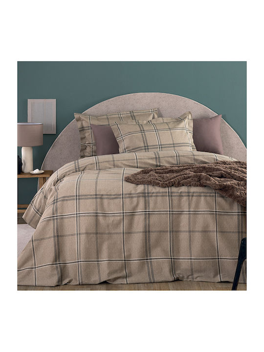 Palamaiki Duvet Cover Set Cotton Satin Queen wi...
