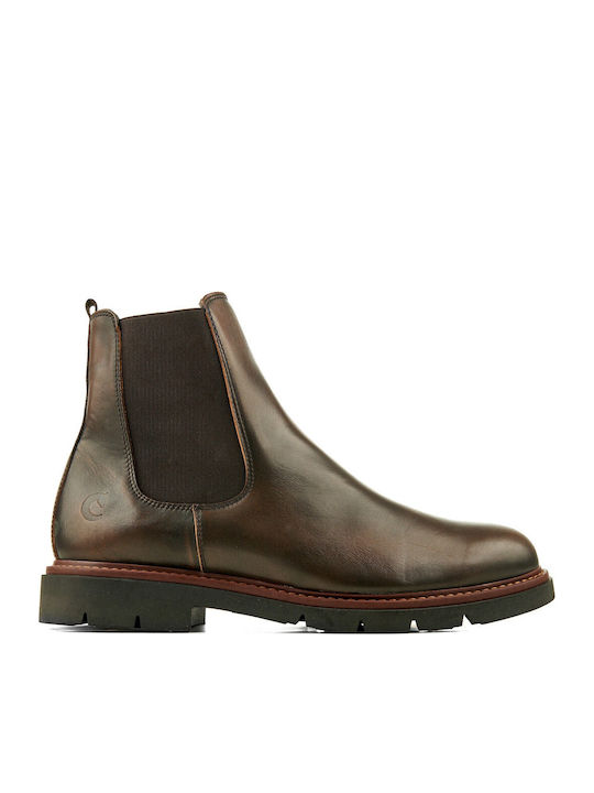 Leather Brown Chelsea Boots