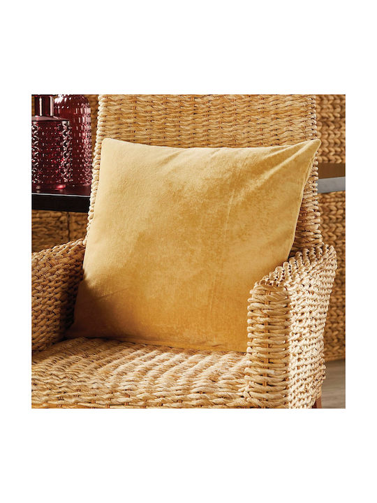 Whitegg Decorative Pillow Case Zo87 in Velvet Mustard Aw2026 42x42cm