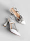 Leather White Heels