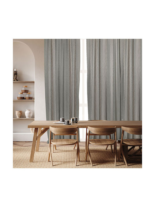 Whitegg Curtain with Pencil Pleat K0213 Gray 27...