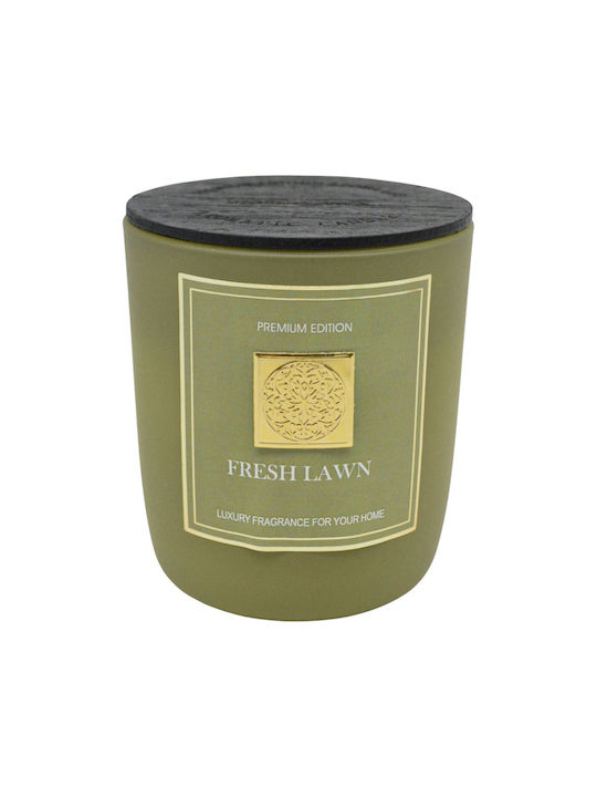 Ankor Aromatic Candle In Jar With Fresh Lawn Scent 8x9cm