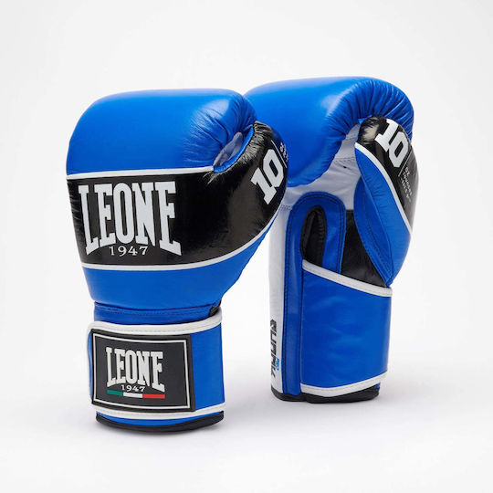 Leone 1947 Mănuși de Box din Piele pentru Competiție Albastru