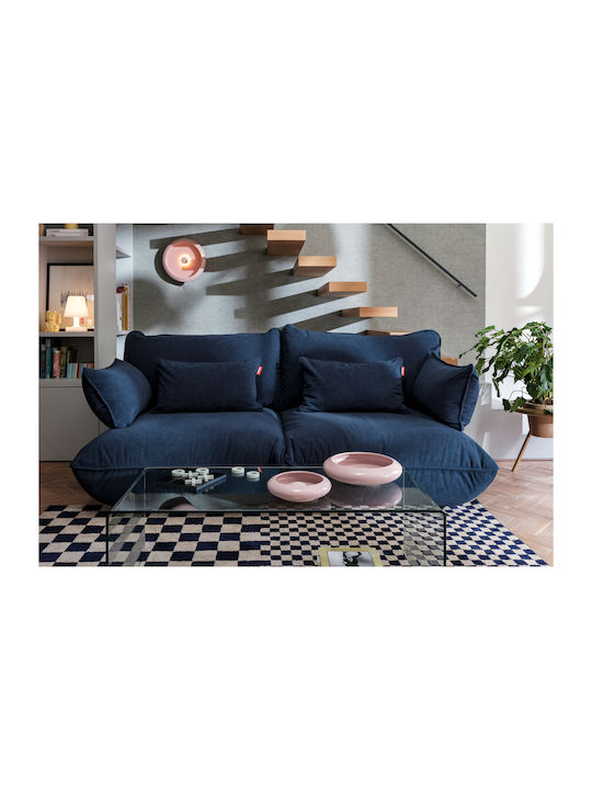 Bean Bag Bolster Poof Sumo Deep Blue 65x25x35cm