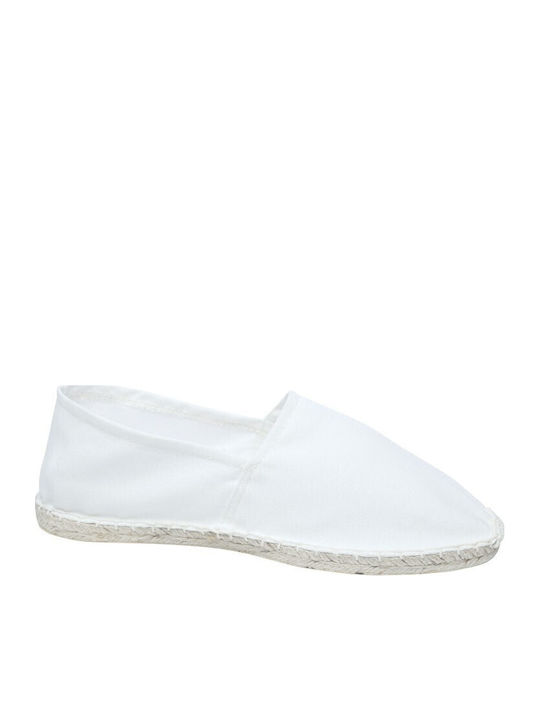 Women's Fabric Espadrilles White
