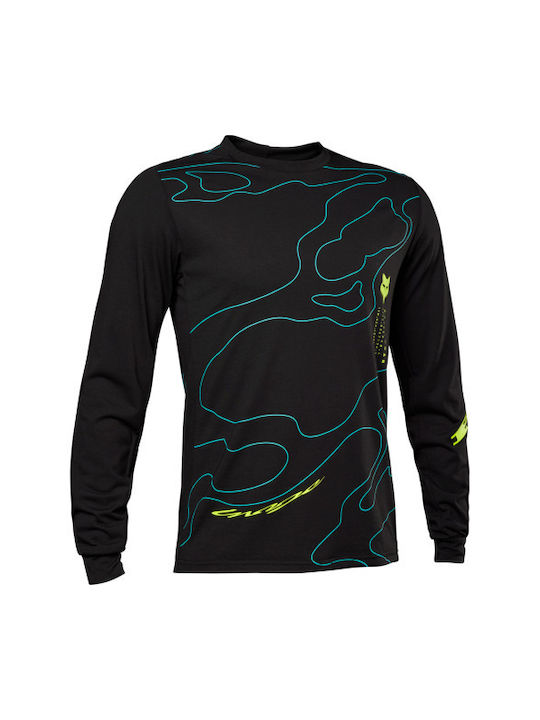 Fox Ranger Long Sleeves Cycling Jersey Black