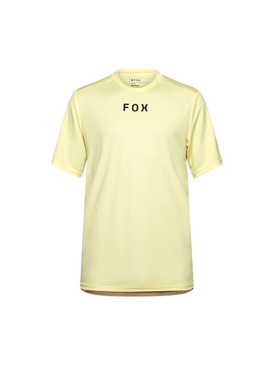 Fox Ranger Ss Short Sleeves Cycling Jersey Yellow