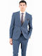 Winter Men's Suit Petrol Blue