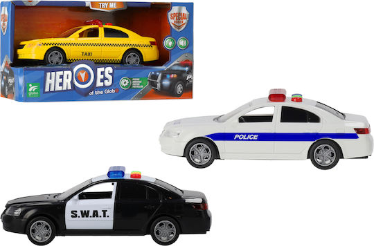 Globo Spielzeugauto Polizei Pull Back (Verschiedene Designs) 1Stück 42770