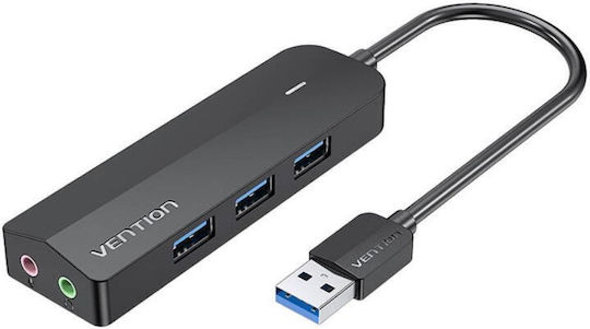 Vention USB Хъб 3 Порта USB 3.0 с Връзка USB-A 43977