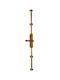 Zogometal Espag Fenstergriff Gold 379