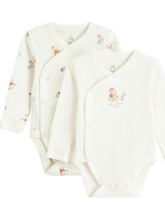 Cool Club Set Babystrampler Langärmliges Beige 2Stück
