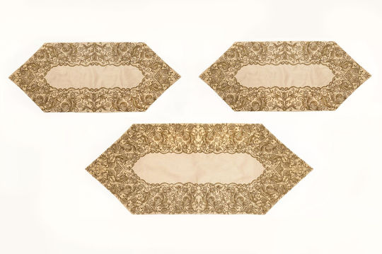 F&L Läufer Elektrische Gitarren Beige–gold