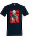 Unisex T-shirt Stranger Things Vile Vecna Monster Petroleum Blau