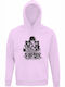 Unisex Kapuzenpulli Bio Stranger Things Familie Minimal Design Rosa