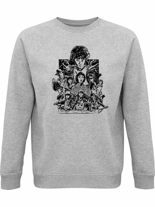 Unisex Organic Sweatshirt Stranger Things Famil...