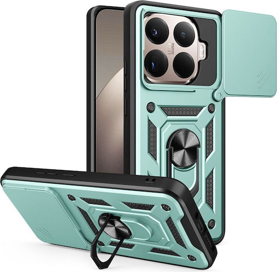 Techsuit Camshield Series Umschlag Rückseite Silikon Grün (Xiaomi 15T Pro)