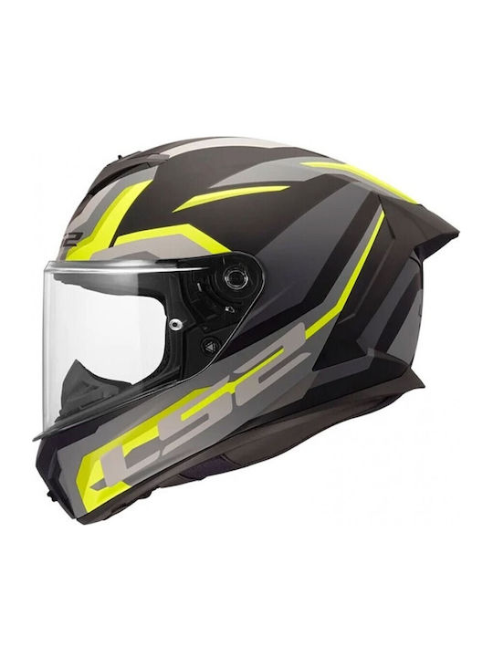 LS2 FF820 Rapid III Hyper Matt Black/H-V Yellow...