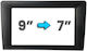Digital IQ Mounting Plate Frames 2 Din Compatible with Screen 9"
