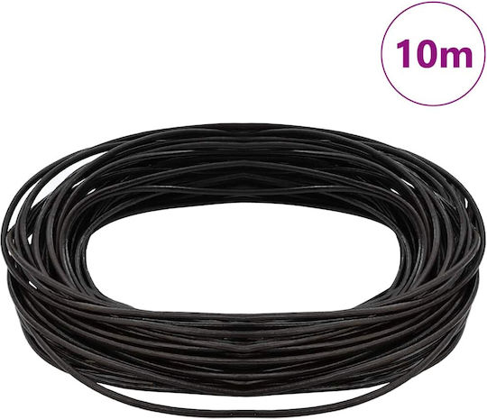 Vidaxl Dark Brown Leather Cord Ø1.5 mm X 10 m Leather
