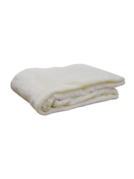 Anna Riska Blanket Nursery Swaddling Blankets Velvet Beige 80x110cm