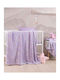 Rythmos Blanket Cot Nelie Fleece Lilac 110x140cm