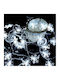 10 Lights LED 1.5m. White Battery in String 1pcs