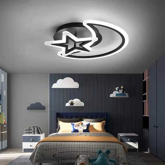 Lightplanet Smart Ceiling Mount Light Black with Integrated LED