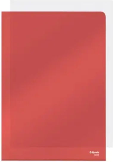 Esselte PVC Binder Pockets Type C Red 150 Mic Pack 25 Pieces