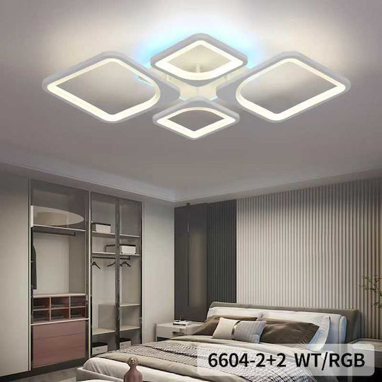 Lightplanet Deckenleuchte 50cm Beige mit Integrierter LED und Fernbedienung
