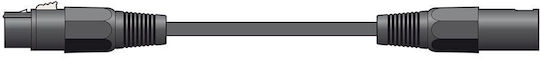 Citronic Cable XLR male - XLR female Μαύρο 6m XF-XM600BK