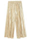 Kids' Pants Gold/Silver