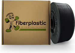 Fiberplastic PLA 3D Printer Filament 1.75mm Black 1kg Spool