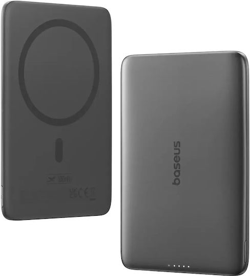 Baseus PicoGo AM41 MagSafe Qi2 Power Bank 5000mAh 20W mit USB-C Power Delivery Schwarz