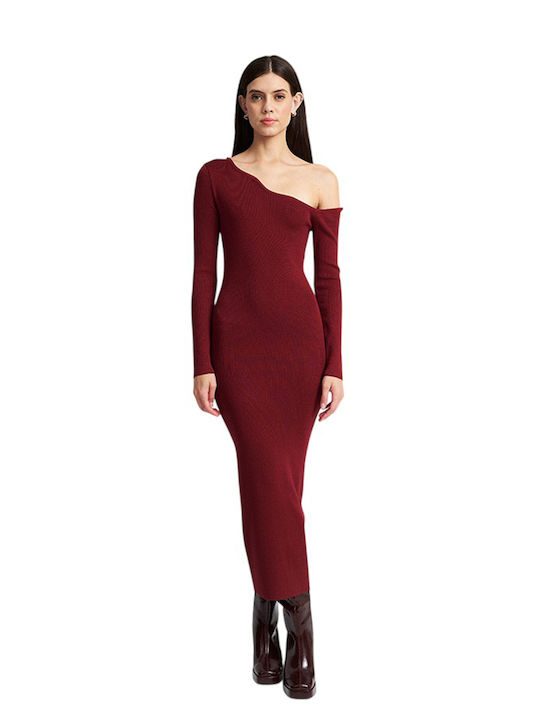 Jerrin Maxi Φόρεμα Πλεκτό Cherry