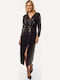 Rochie Maxi De Seară Jupon Neagră