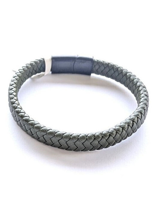 Chrysostomos Men's Leather Bracelet 17cm