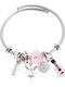 King Women's Bracelet Handcuffs made of Steel