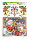 Велкро Lebez Christmas Glitter Прозорец 30x37см