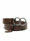 Leather Women's Belt Brown