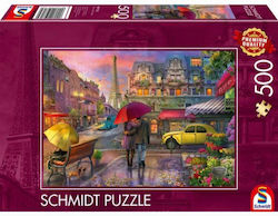 Parisian Charm in the Rain Puzzle 2D 500pcs