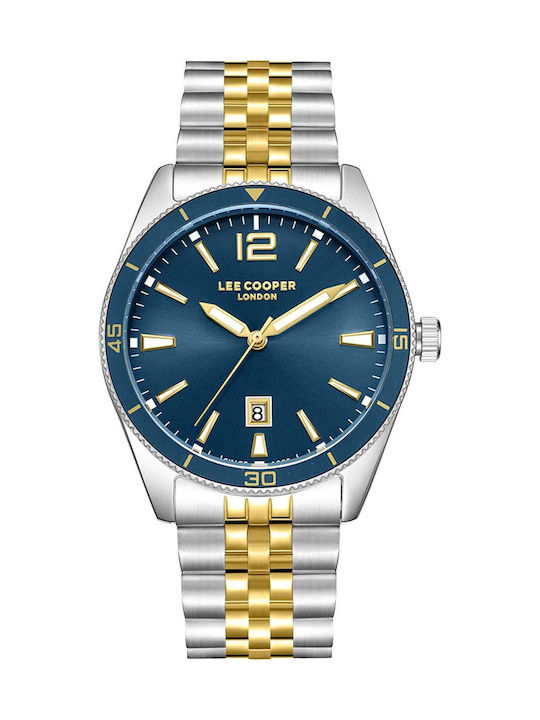 Lee Cooper Men's Watch Battery with Silver Meta...