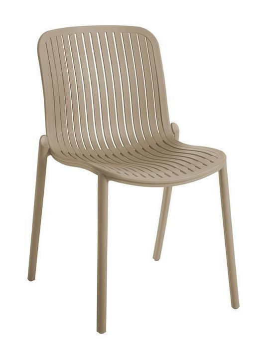 Scaun De Exterior Din Polipropilenă Callia Kaki 58x57x82cm
