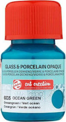 Talens Art Creation Paints Opq Glass Porcelain 30ml Ocean Green