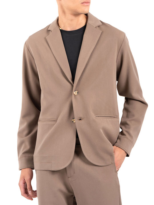 Jacket Ανδρικό Σακάκι Μπεζ